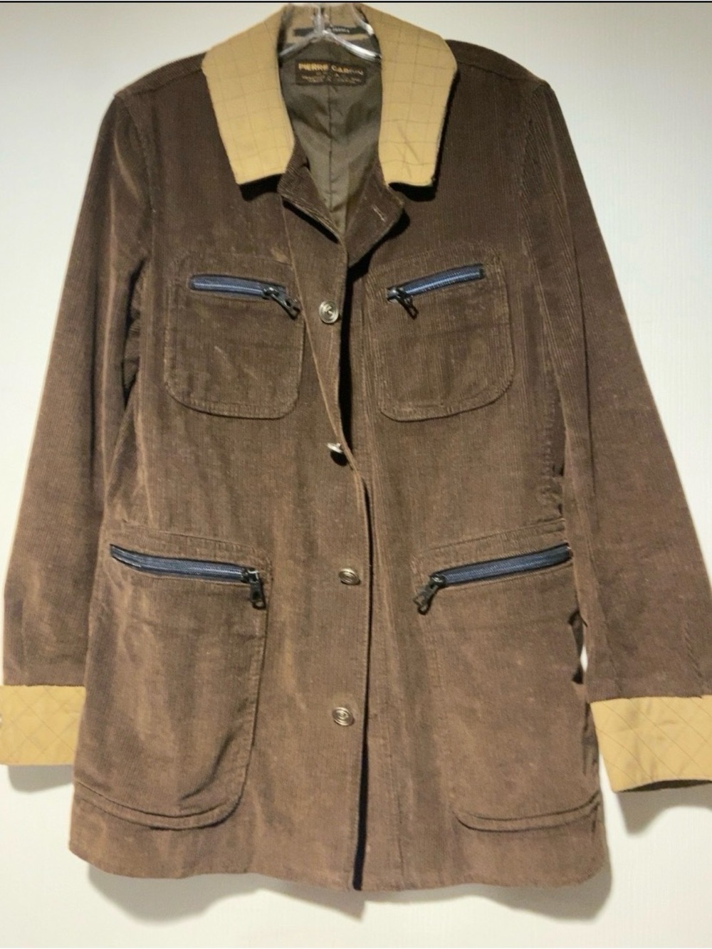 Vintage Pierre Cardin Relax Corduroy Jacket Made in France Brown Men’s M